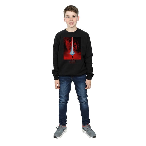 Star Wars Boys The Last Jedi Red Poster Sweatshirt
