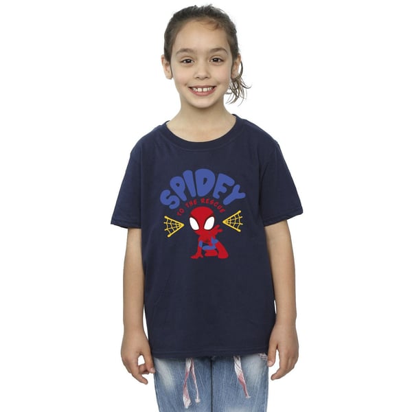 Marvel Girls Spidey And His Amazing Friends Rescue Cotton T-Shirt