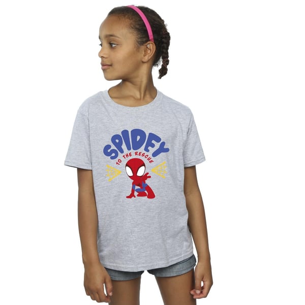 Marvel Girls Spidey And His Amazing Friends Rescue Cotton T-Shirt