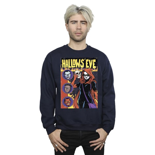 Marvel Mens Hallows Eve Comic Cover Sweatshirt