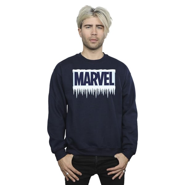 Marvel Mens Icicle Logo Sweatshirt