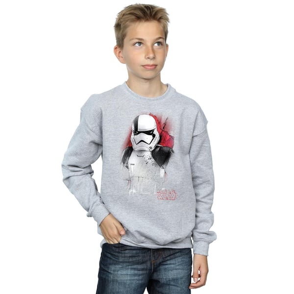 Star Wars Boys The Last Jedi Stormtrooper Brushed Sweatshirt