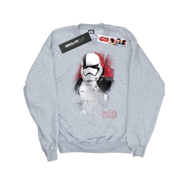 Star Wars Boys The Last Jedi Stormtrooper Brushed Sweatshirt