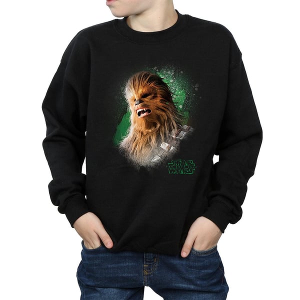 Star Wars Boys The Last Jedi Chewbacca Brushed Sweatshirt