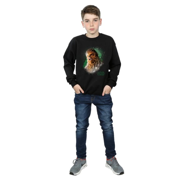 Star Wars Boys The Last Jedi Chewbacca Brushed Sweatshirt