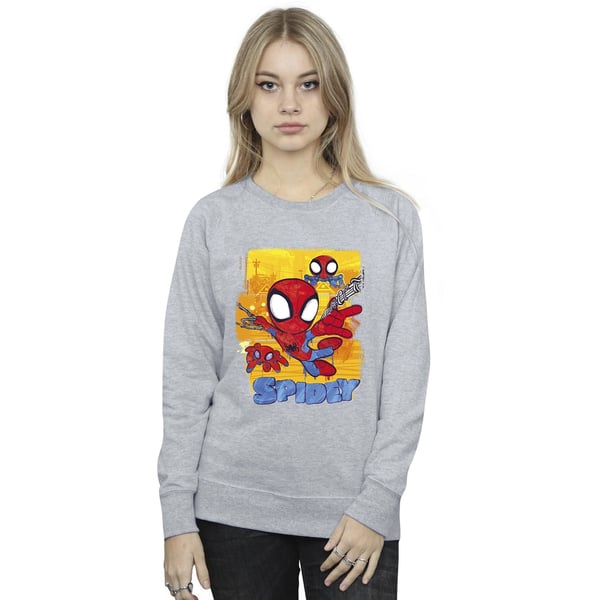 Marvel Womens/Ladies Spidey And His Amazing Friends Flying Sweatshirt