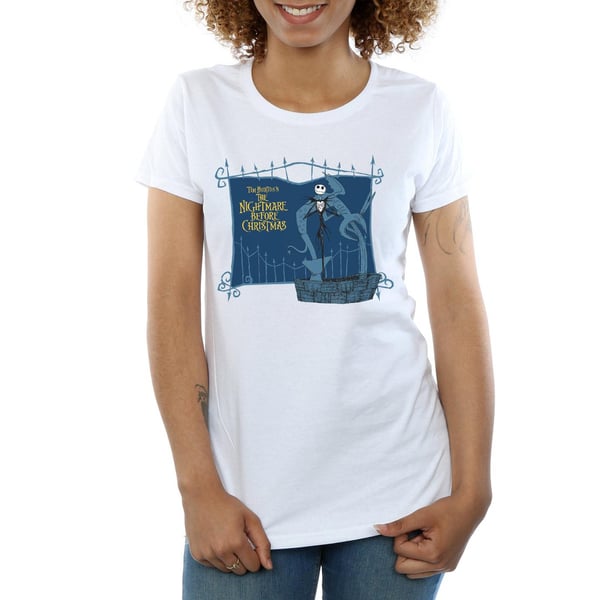 Disney Womens/Ladies Nightmare Before Christmas Jack And The Well Cotton T-Shirt