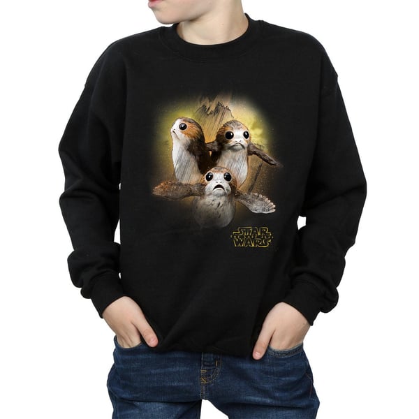 Star Wars Boys The Last Jedi Porgs Brushed Sweatshirt