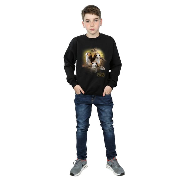 Star Wars Boys The Last Jedi Porgs Brushed Sweatshirt