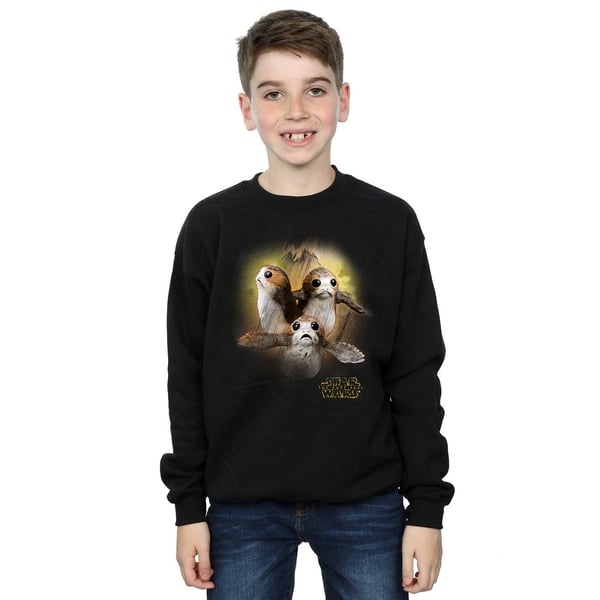 Star Wars Boys The Last Jedi Porgs Brushed Sweatshirt