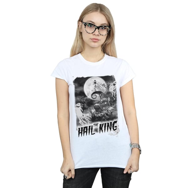 Disney Womens/Ladies Nightmare Before Christmas Hail The King Cotton T-Shirt