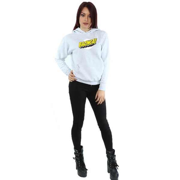 The Big Bang Theory Womens/Ladies Sheldon Bazinga Hoodie