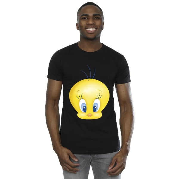 Looney Tunes Mens Tweety Face T-Shirt