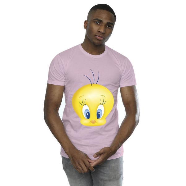 Looney Tunes Mens Tweety Face T-Shirt