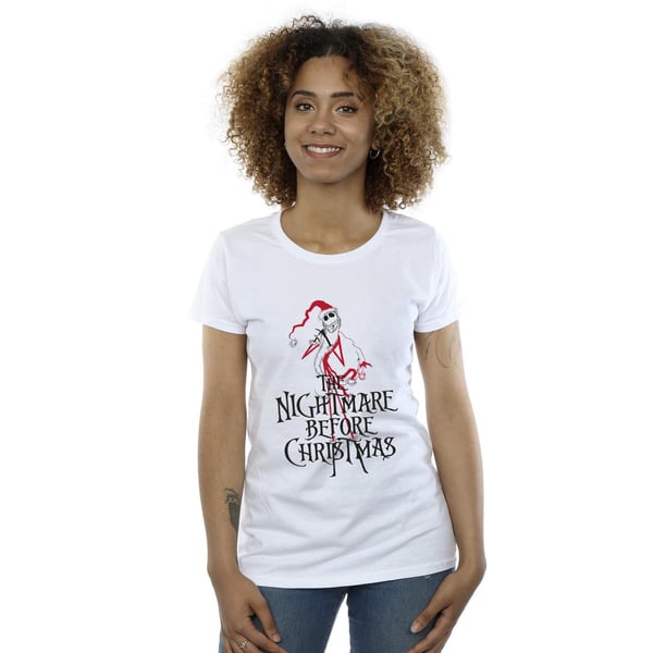 Disney Womens/Ladies The Nightmare Before Christmas Santa Cotton T-Shirt