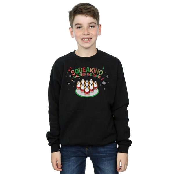 Star Wars Boys The Last Jedi Porgs Squeaking Through The Snow Sweatshirt