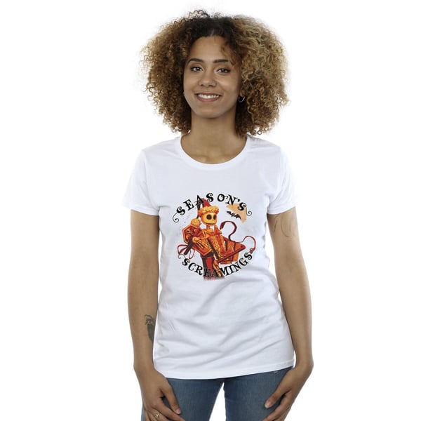 Disney Womens/Ladies The Nightmare Before Christmas Seasons Screamings Cotton T-Shirt