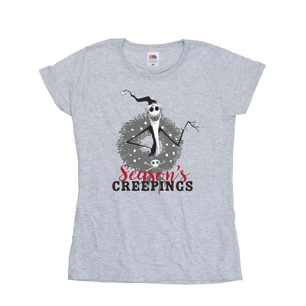 Disney Dam/Dam The Nightmare Before Christmas Seasons Creepings Krans T-shirt i bomull