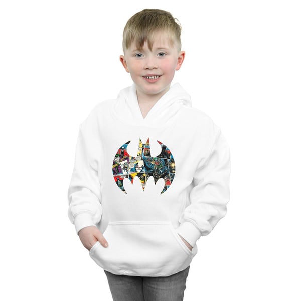 DC Comics Boys Batman Comic Book Logo Hoodie