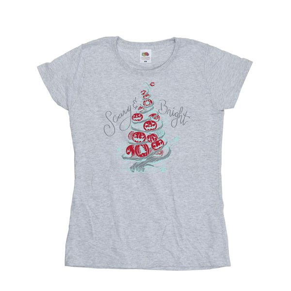 Disney Dam/Dam The Nightmare Before Christmas Scary & Bright T-shirt i bomull