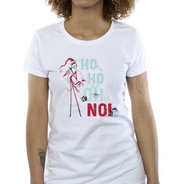 Disney Womens/Ladies The Nightmare Before Christmas Ho Ho No Cotton T-Shirt