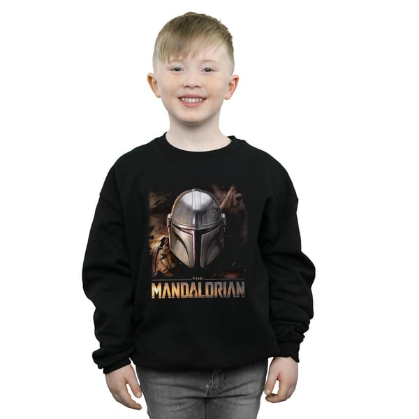 Star Wars Boys The Mandalorian Helmet Sweatshirt