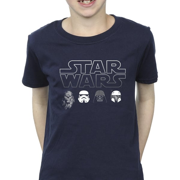 Star Wars Boys Character Heads T-Shirt