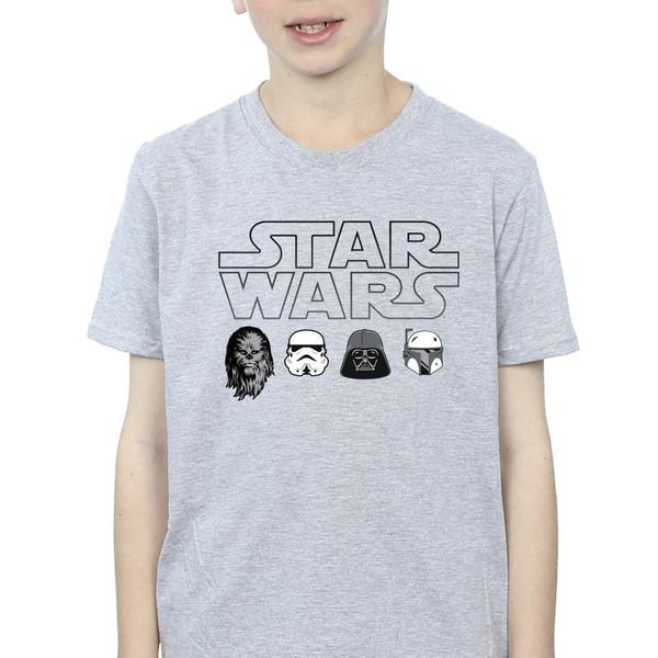 Star Wars Boys Character Heads T-Shirt