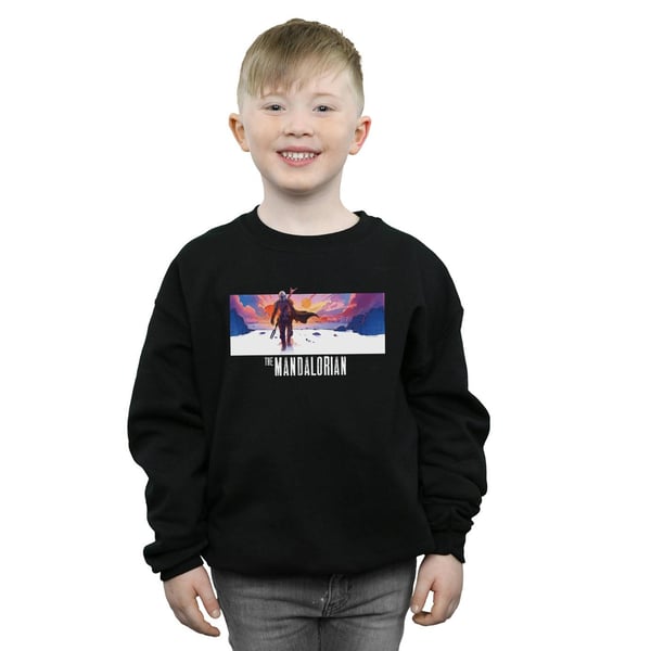 Star Wars Boys The Mandalorian Landscape Sweatshirt
