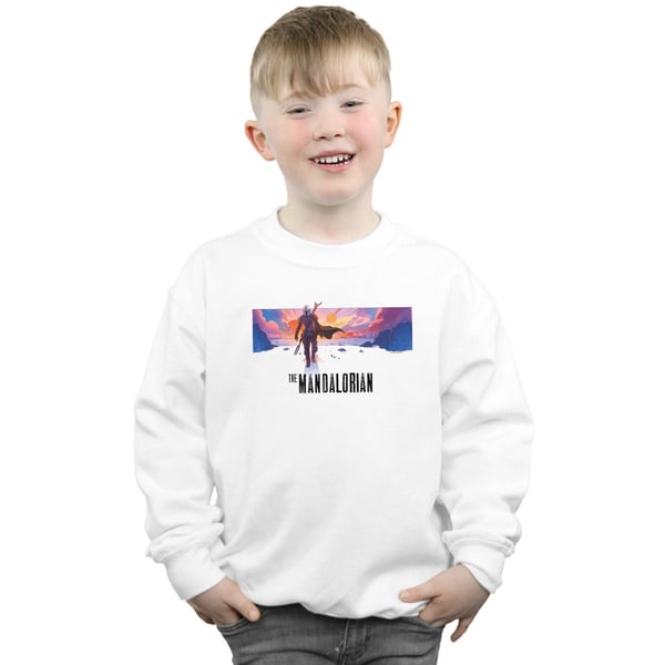 Star Wars Boys The Mandalorian Landscape Sweatshirt