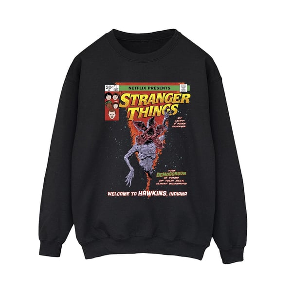 Netflix Naisten Stranger Things Comic Cover -collegepaita Netflix Naisten Stranger Things Comic Cover -collegepaita