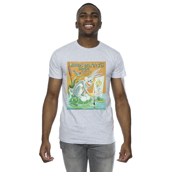 Looney Tunes Mens Bugs Bunny Colouring Book T-Shirt