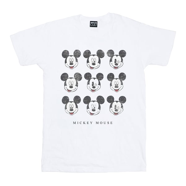 Disney Womens/Ladies Mickey Mouse Wink And Smile Cotton Boyfriend T-Shirt