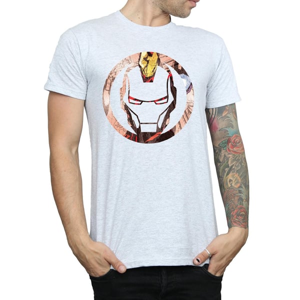 Iron Man Unisex Adult Montage T-Shirt