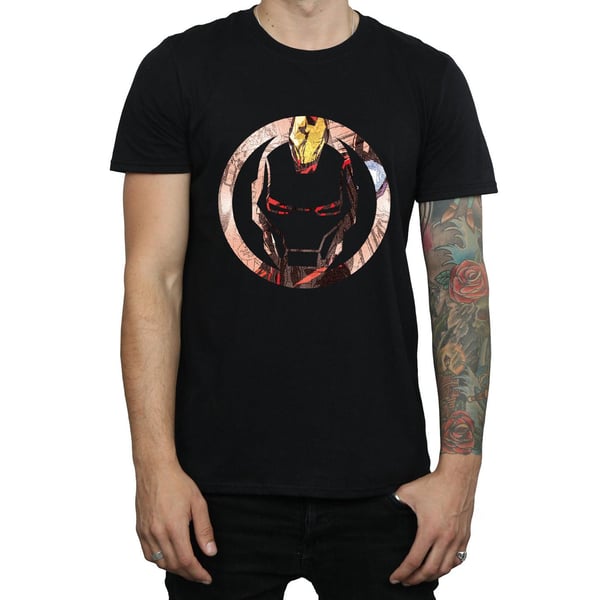 Iron Man Unisex Adult Montage T-Shirt