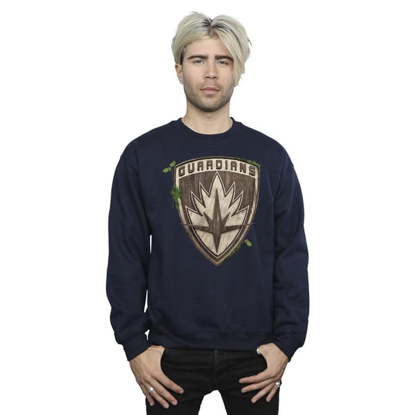 Marvel Mens I Am Groot Guardian Emblem Sweatshirt
