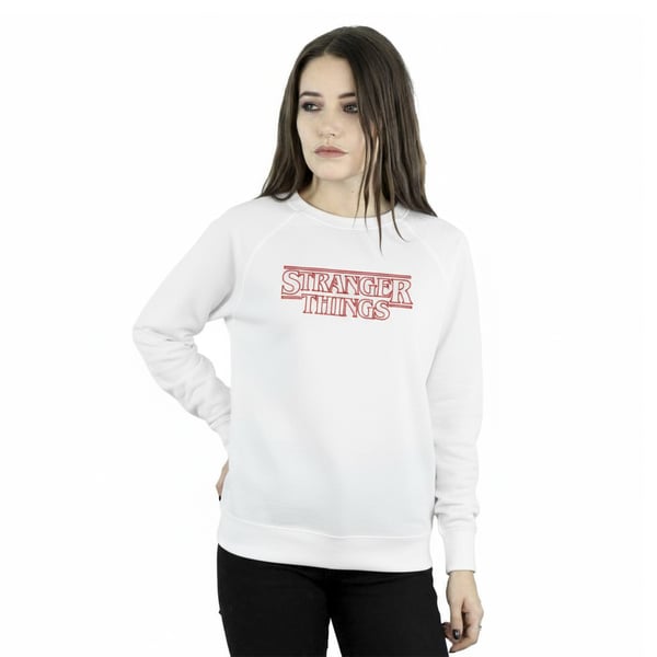 Netflix Womens/Ladies Stranger Things Glow Logo Sweatshirt