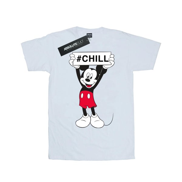 Disney Womens/Ladies Mickey Mouse Chill Cotton Boyfriend T-Shirt