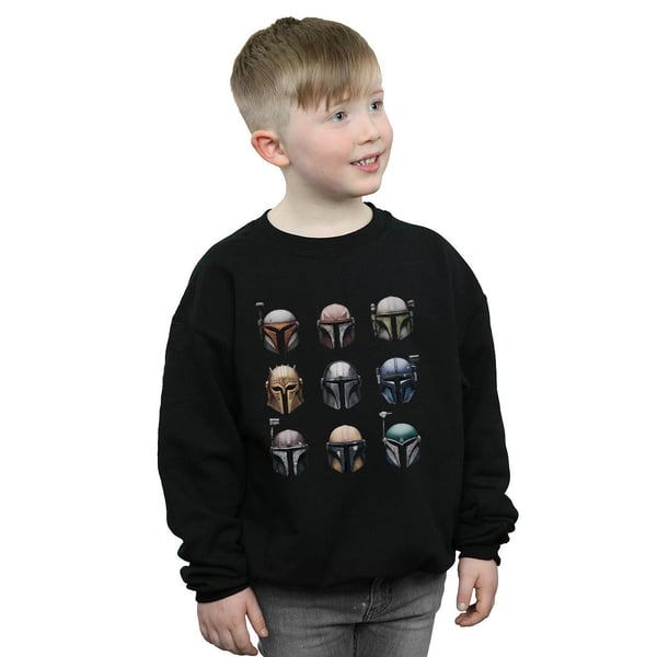 Star Wars Boys The Mandalorian Helmet Display Sweatshirt