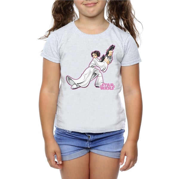 Star Wars Girls Princess Leia Character Cotton T-Shirt