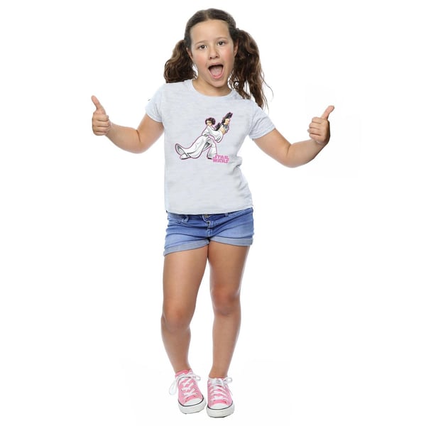 Star Wars Girls Princess Leia Character Cotton T-Shirt