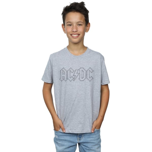 AC/DC Boys Black Outline Logo T-Shirt