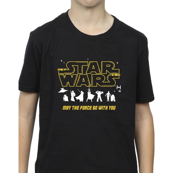 Star Wars Boys Silhouettes Force T-Shirt
