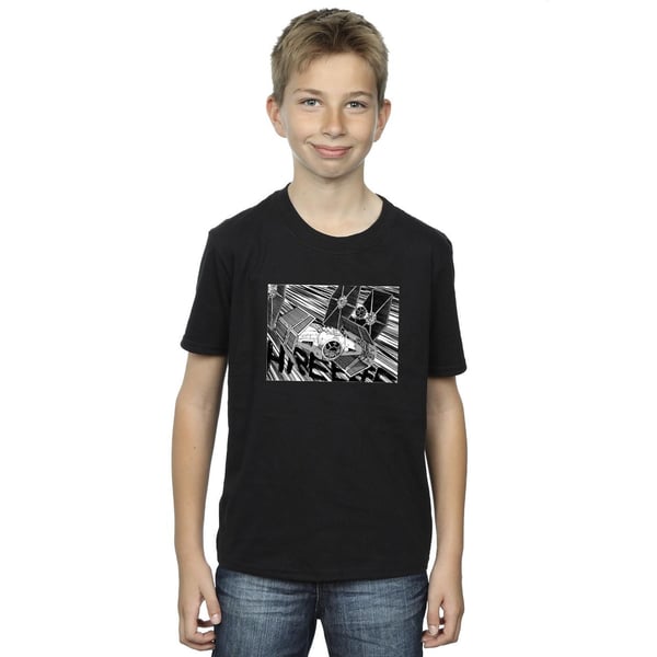 Star Wars Boys Anime Plane T-Shirt