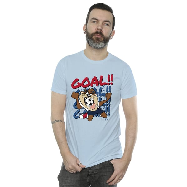 Looney Tunes Mens Taz Goal Goal Goal T-Shirt