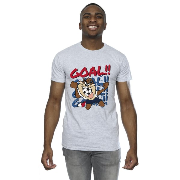 Looney Tunes Mens Taz Goal Goal Goal T-Shirt