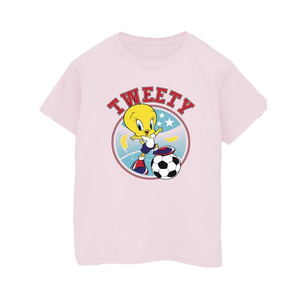 Looney Tunes Mens Tweety Football Circle T-Shirt