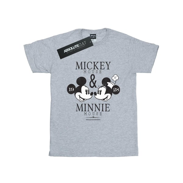 Disney Womens/Ladies Mickey And Minnie Mouse Mousecrush Mondays Cotton Boyfriend T-Shirt