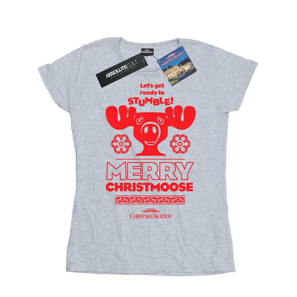 National Lampoon´s Christmas Vacation Naisten/Naisten Merry Christmoose Puuvilla T-paita