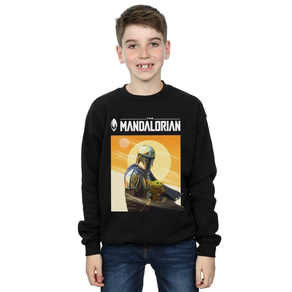Star Wars Boys The Mandalorian The Child Two Moons Sweatshirt